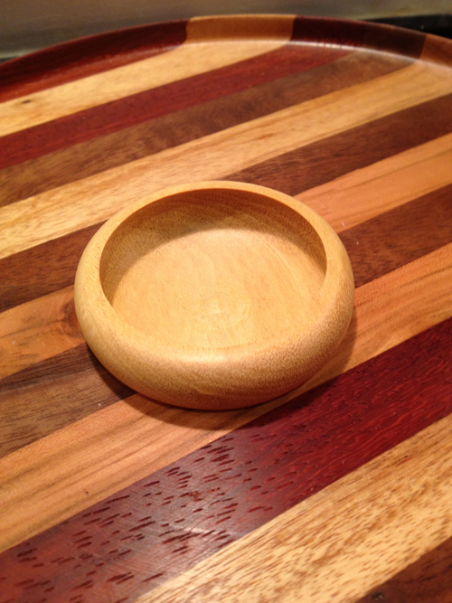 Orange Osage mini-bowl &ndash; 3" diameter